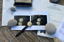 LONGINES FLYBACK CHRONOGRAPH 3503 18K GOLD 13ZN WITH BOX+EXTRACT+BOOKLET (1939)