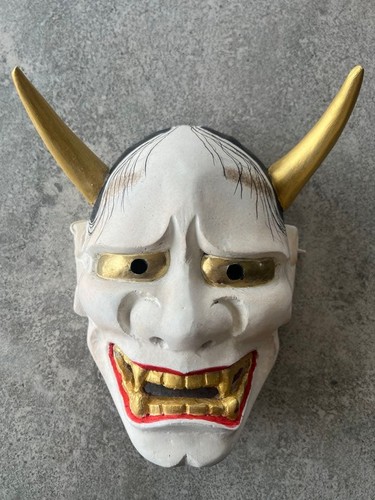 Maschera noh hannya legno - noh,