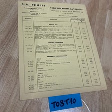 Philips Lista Prezzo 1960
