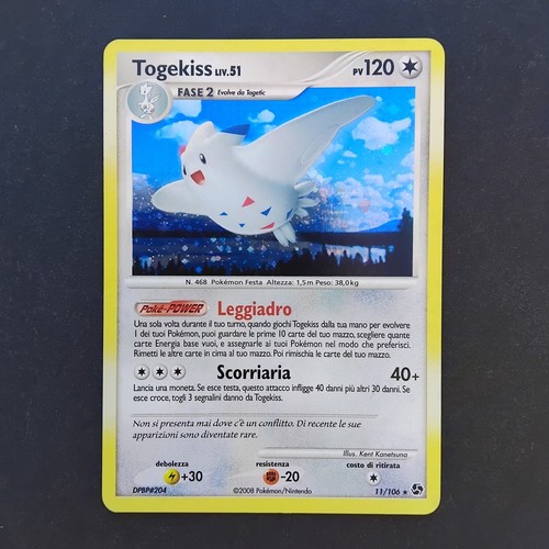 Pokemon 106 togekiss carta - pokemon,