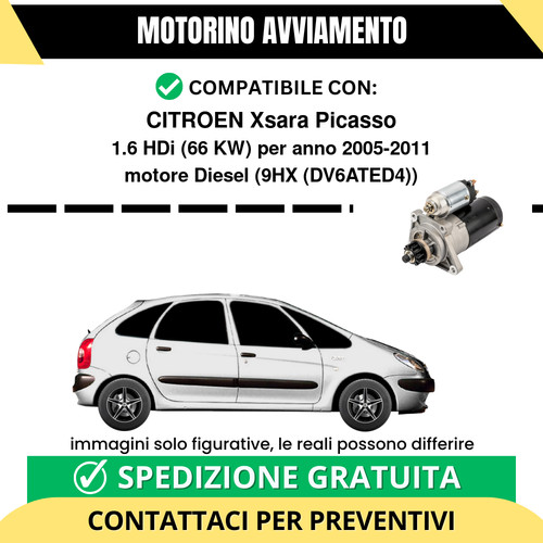 Motorino avviamento citroen - motorino,