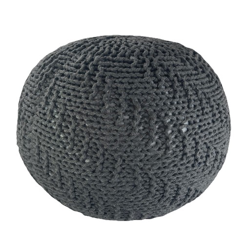 Pouf round cotton - le,