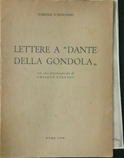 LETTERE A DANTE DELLA GONDOLA