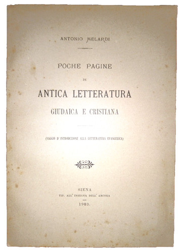 Melardi antica letteratura - ",