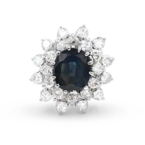 Anello zaffiro australiano - zaffiro,