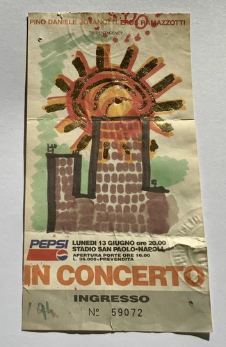 Biglietto concerto - , p