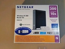 ROUTER NETGEAR WIRELESS - N 300 ROUTER KIT+ADATTATORE WIRELESS-N USB. Vedi Note.