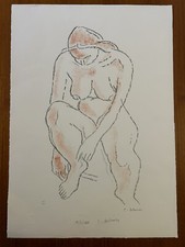 Cristoforo De Amicis - Nudo - 1980- Litografia - 50x70 cm.- es.  XIV/XXV