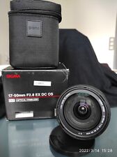 Objectif sigma 17-50 mm f 2,8