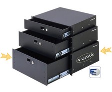 CASSETTO  RACK 19" 4 UNITA IN
