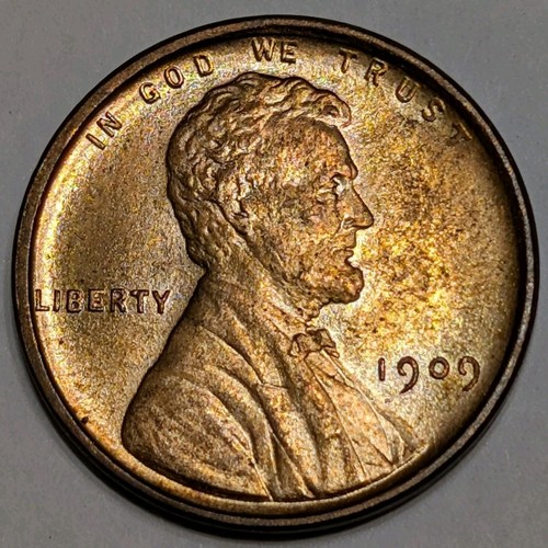 1909 vdb penny centesimo - -,