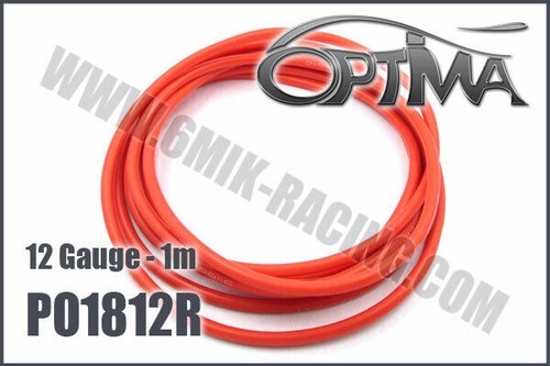 Optima cavo 12awg - 12awg, rosso