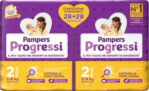 Pampers progressi mini pacco - progressi, mini,