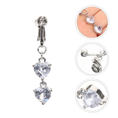 Anello ombelico finto piercing - anello,