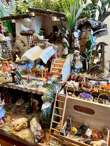 Presepe artigianale fatto - , a