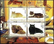 Gatti Animali Maine Coon Persiano Britannico Animali a pelo corto m/s MNH