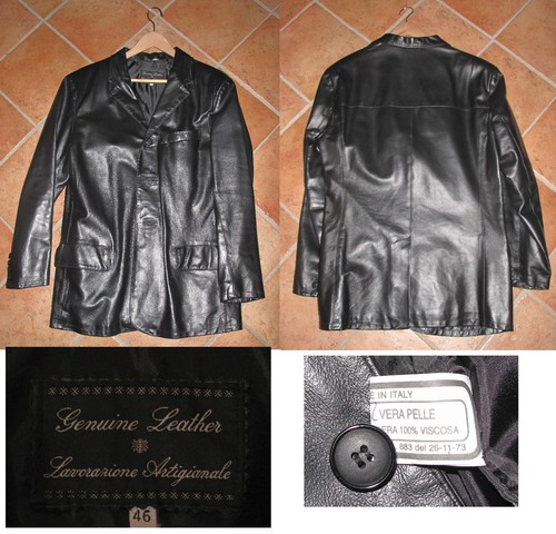 Giubbotto pelle uomo - in,