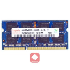 Ram 4 GB Notebook Computer DDR3 PC3-10600s Hynix HMT351S6BFR8C-H9 1333Mhz