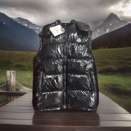 Gilet imbottito moncler nero - moncler,