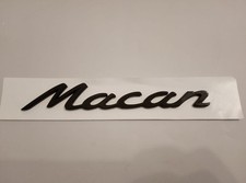 Scritta logo MACAN NERA per