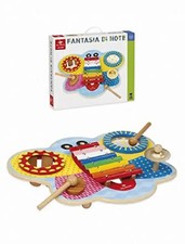 Gioco Da Tavolo Fantasie Di Note Gioco In Legno Con Xilofono Batteria Musicale