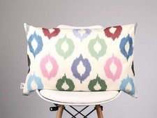 Copricuscino ikat fatto - a, mano
