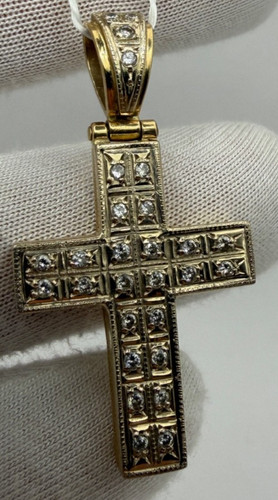 Ciondolo croce oro - croce, 14