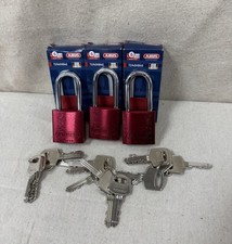 Set of 3 Padlocks Abus