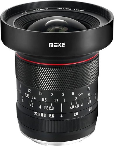 Meike 10mm obiettivo - f2.0,