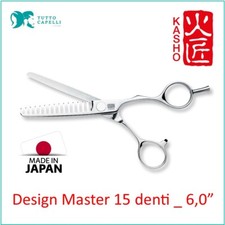 Forbice Sfoltitrice parrucchiere KASHO DESIGN MASTER offset 15 denti 6,0" M