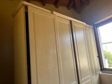 Vendo Armadio 4 ante scorrevoli color bianco panna 