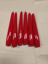 candele rosse ,lisce ,lucide H