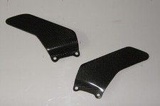 Piastre tacco FIBRA DI CARBONIO Aprilia SL Falco placche tacco dal 1999 al 2004