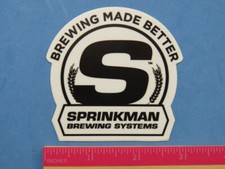 Birra Adesivo: Sprinkman Birreria Sistemi ~ Microbirrificio Equipment Vendite