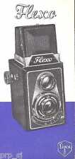 FLEXO LIPCA MACCHINA FOTOGRAFICA 6 X 6 CATALOGO PUBBLICITARIO ANNI 1960