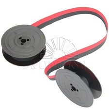 Olivetti Ricambio Nastro Macchina Da Scrivere In Stoffa Doppia Bobina Nero/Rosso