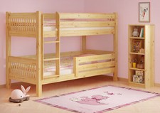 8 varianti di elegante letto castello divisibile 90x200 in Pino V-60.12-09Ni100