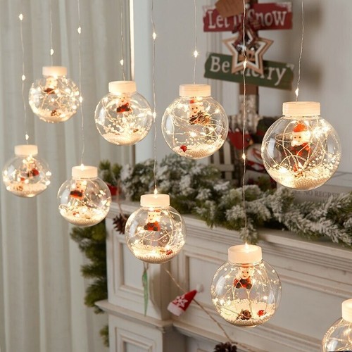 10pcs palline natale tenda - 10pcs,