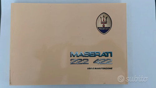 Libretto uso manutenzione - libretto, e