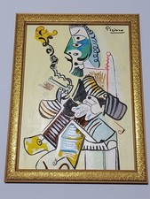 Pablo Picasso , Framed oil on