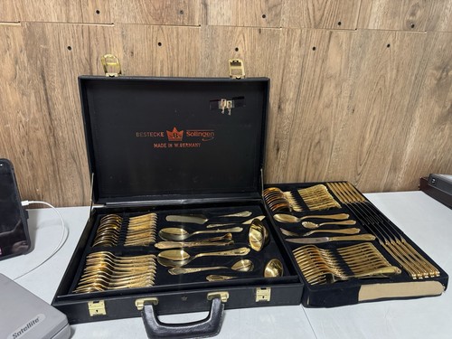 Set posate placcate oro sbs - posate,