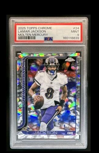 2025 topps chrome lamar - chrome,