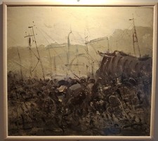 DANTI ALVARO ,olio su masonite