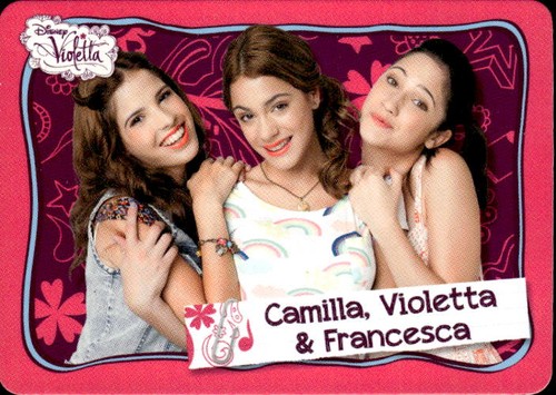 Card violetta disney topps - disney,