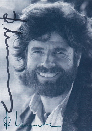 Autografo scalata reinhold - autografo,