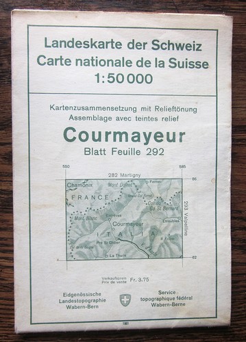 1961 courmayeur monte - 1°,