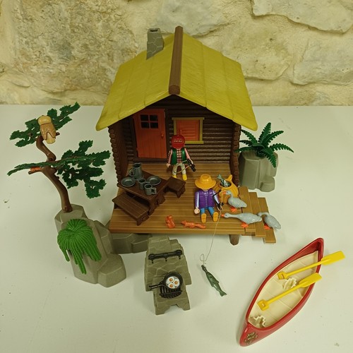 Playmobil cabane pêcheur - cabane, du