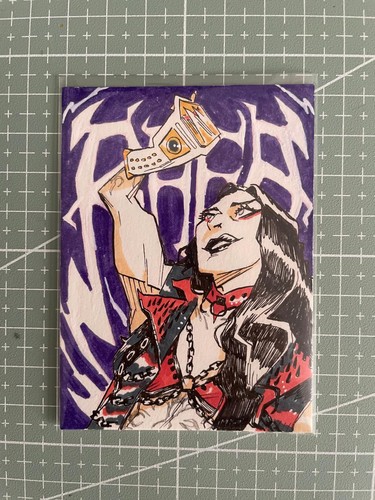 Rhea ripley artwork card aceo - ripley,