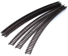 Arnold N 1530 0153 6 binari curvi R=3 400 mm marrone senza scatola originale scala N/1:160