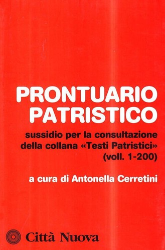 Prontuario patristico - prontuario,